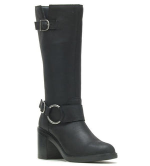 NEW Harley Womens Size 8  Lavina 12" Black Fashion Biker Boots Black D65006-8