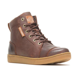 NEW Harley Mens Size 7.5 Breman Brown Motorcycle Biker Sneaker Boots D96261-7.5