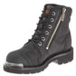 NEW Harley SZ 8.5 Womens Stealth 5.25" Lace-Up Motorcycle Boots Black D81641-8.5