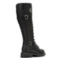 NEW Harley SZ 6.5 Womens Beechwood Skull Black Waterproof Biker Boots D87283-6.5