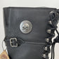 NEW Harley SZ 7.5 Womens Beechwood Skull Black Waterproof Biker Boots D87283-7.5