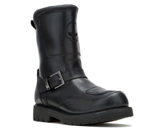 NEW Harley Mens Size 12 Shift Ride 9" WP Black Leather Biker Boots D96313-12