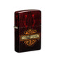NEW Genuine Harley-Davidson Fusion Flames Design Black Zippo Lighter 48994