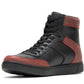 NEW Harley Mens Size 9 Grady 5.25-Inch Black and Red Sneaker Boots D93856-9