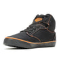 NEW Harley Men's Size 8.5 Wrenford Black/Orange 3.5-Inch Sneakers D93898-8.5