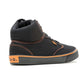 NEW Harley Men's Size 8 Wrenford Black/Orange 3.5-Inch Sneakers D93898-8