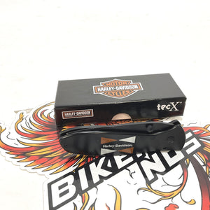 NEW Genuine Harley Tec-X Case Retro Logo Linerlock Black Folding Knife 52258