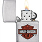 NEW Genuine Harley Zippo Lighter Classic Chrome Bar Shield Logo 200HD.H252