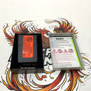 NEW Genuine Harley Zippo Lighter Matt Black Bar & Shield 1903 49840