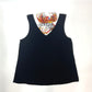 NEW Genuine Harley SZ XL Womens Embellished V-Neck Tank Top Black HT4821BLK-XL