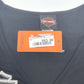 NEW Women's 2X Harley Bandolier V-Neck Short Sleeve Shirt Black HT4809BLK-2X