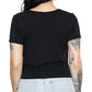 NEW Women's 1X Harley Bandolier V-Neck Short Sleeve Shirt Black HT4809BLK-1X