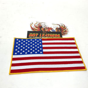 NEW Hot Leathers American Flag Motorcycle Biker Patch 10" x 6" PPA1226