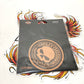 NEW Genuine Harley 3" Leather Willie G Skull Round Emblem Patch Brown 8015961