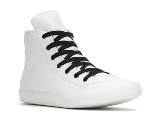 NEW Harley Mens Size 9 Nathan High-Top White Leather Biker Sneakers D93901-9