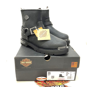 NEW Harley Womens Size 9 Devi 5.5-Inch Black Motorcycle Boots D87304-9