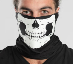 NEW Hair Glove Defleshed Skull Glow In Dark Winter Weight EZ Tube mask 54628-HG