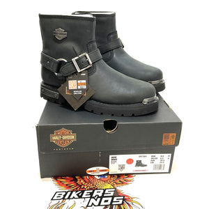 NEW Harley Womens Size 8.5 Devi 5.5-Inch Black Motorcycle Boots D87304-8.5