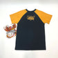 NEW Harley Kids Boys 12/14 Thunder Short Sleeve Shirt Black/Orange 1091526
