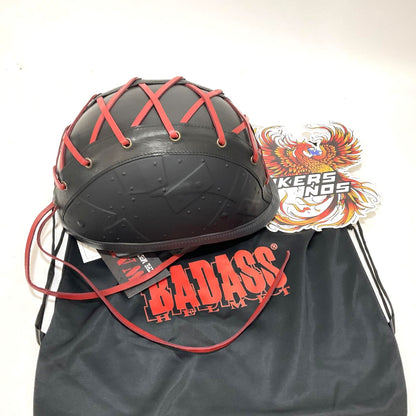 NEW BADASS Fit 2B Tied Helmet Smallest DOT Certified Medium BA-FIT-MD