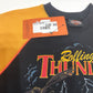 NEW Harley Kids Boys 6/7 Thunder Short Sleeve Shirt  Black Orange 6/7 1081526
