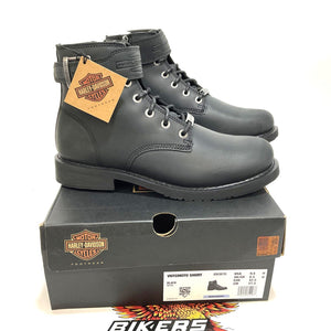 NEW Harley Mens SZ 9.5 Vntgmoto 5.75" Black Fashion Boots D93870-9.5