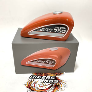 NEW Genuine Harley XR-750 Gas Tank Money Bank Orange Biker Mancave HDX-99272
