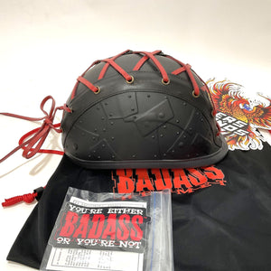 NEW BADASS SZ Small Fit 2B Tied Motorcycle Helmet Smallest DOT Cert BA-FIT-SM