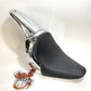 NICE! Genuine Harley 2005 CVO Fat boy Softail Seat W Chrome Passenger Cover