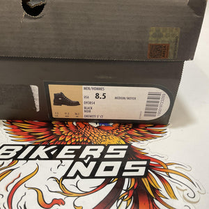 NEW Harley SZ 8.5 Mens Drewett 5.5-Inch Black Waterproof Safety Boots D93854-8.5