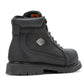 NEW Harley Mens SZ 9 Drewett 5.5-Inch Black Waterproof Safety Boots D93854-9