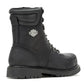 NEW Harley Mens SZ 8 Drewett 7.25-Inch Black Waterproof Safety Boots D93855-8
