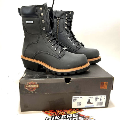 NEW Harley-Davidson Mens SZ 10 Tyson Flash 7.5-Inch Motorcycle Boots D96295-10