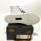 NEW Harley Mens Size 10 Nathan High-Top White Leather Sneakers D93901-10