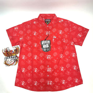 NEW Harley Women's 2X Dixxon 350 Party Short Sleeve Red PS-350-W2X