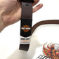 Harley Mens 46/48 Tooled Flames H-D Logo Genuine Leather Belt Brown BMM031/0146