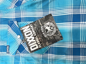 NEW Genuine Dixxon Harley Mens Medium Shirt Turquoise BS-DUVAL-MD