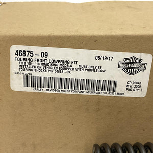 Harley 2009-2013 Road King Profile Low Touring Front Lowering Kit 46875-09