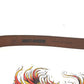 NEW Harley Mens 36" Belt Laser H-D Logo Genuine Leather Belt Brown BMM026/0236