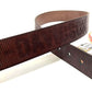 NEW Harley Mens 36" Belt Laser H-D Logo Genuine Leather Belt Brown BMM026/0236