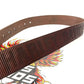 Harley Mens 44" Belt Laser H-D Logo Genuine Leather Belt Brown BMM026/0244