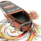 NEW Harley Brown Leather Embossed 19-23" Adjustable Pet Dog Collar MP200/35L