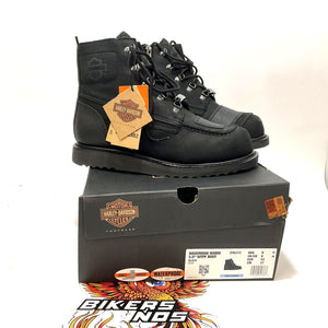 NEW Harley Mens Size 9 Hagerman Warm 5.5-Inch Black Waterproof Boots D96315-9