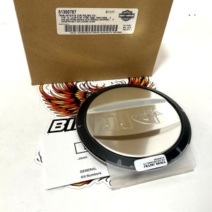 NEW Genuine Harley 114 round Air Cleaner Trim Brushed Chrome Aluminum 61300787