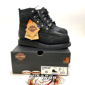 NEW Harley Mens Size 8  Hagerman Warm 5.5-Inch Black Waterproof Boots D96315-8