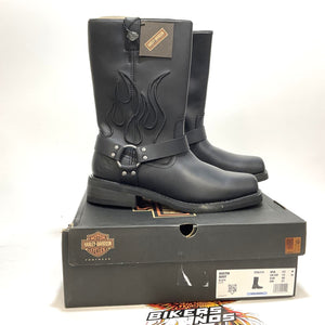 NEW Harley Men's Size 13 Hustin Black Motorcycle Harness Boots D96310-13