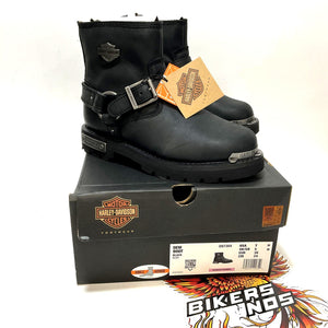 NEW Harley Womens Size 7 Devi 5.5-Inch Black Motorcycle Boots D87304-7