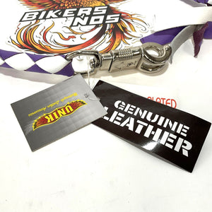 UNIK Purple/Whit Biker Get Back Whip 36" 2053.56