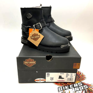 NEW Harley Womens Size 6.5 Devi 5.5-Inch Black Motorcycle Boots D87304-6.5