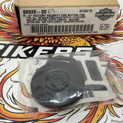 NEW Genuine Harley 2000- 2006 One Button Remote Security Key Fob 68926-00